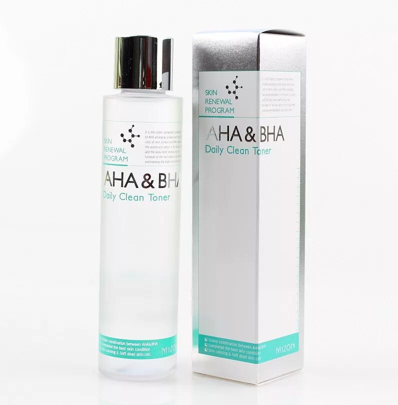 Кислотный пилинг aha. Mizon aha &amp; bha daily clean toner. 1. тонер с bha кислотами. mizon тоник для лица skin renewal program aha &amp; bha daily clean toner. тонер для лица с aha и bha кислотами daily clean toner mizon.