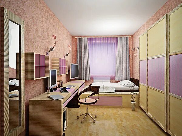 Спальня для девушки студентки. Интерьер комнаты для девушки студентки. Обставить комнату для девушки студентки. Мебель для комнаты девушки студентки.