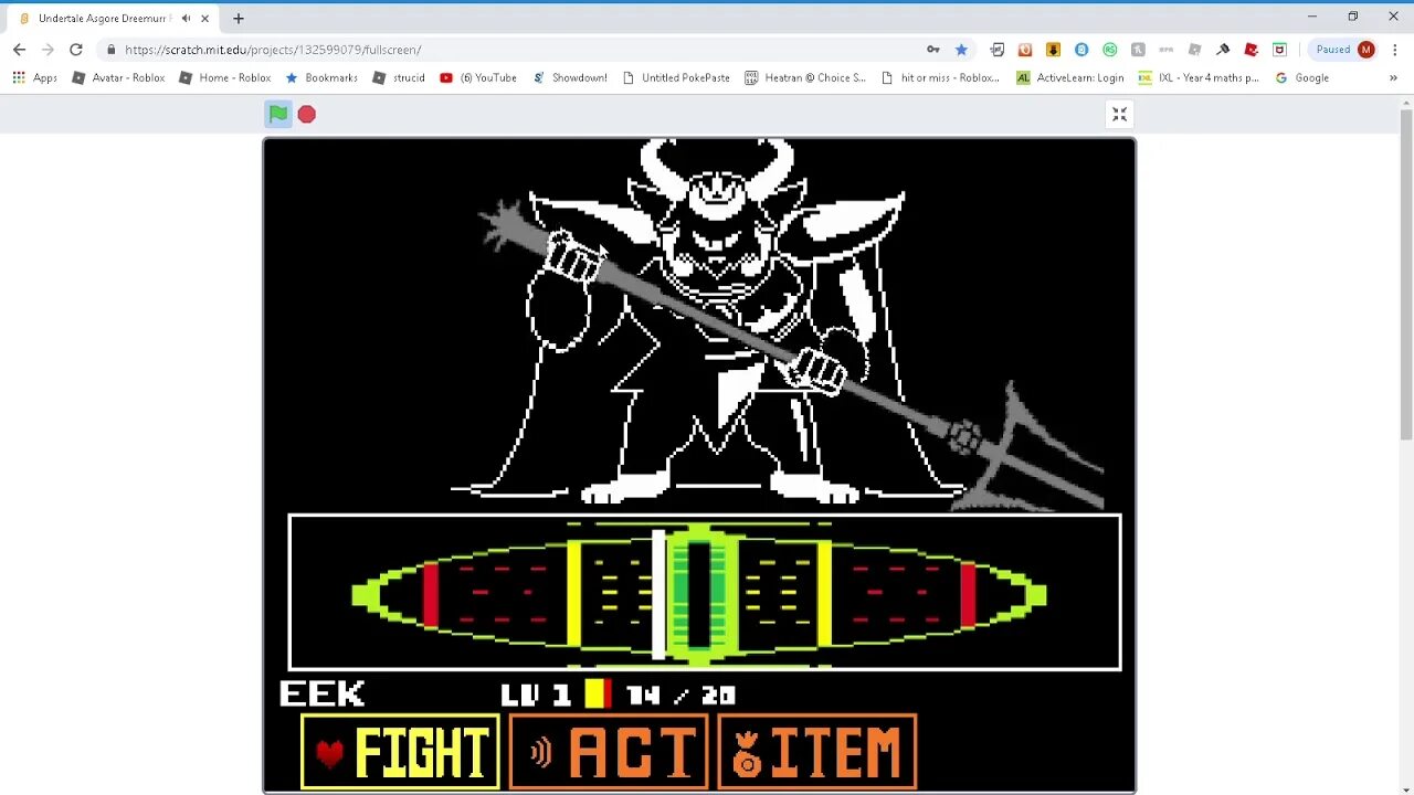 Undertale scratch. Undertale scratch