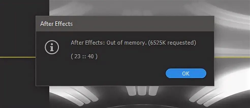 Out of memory exiting