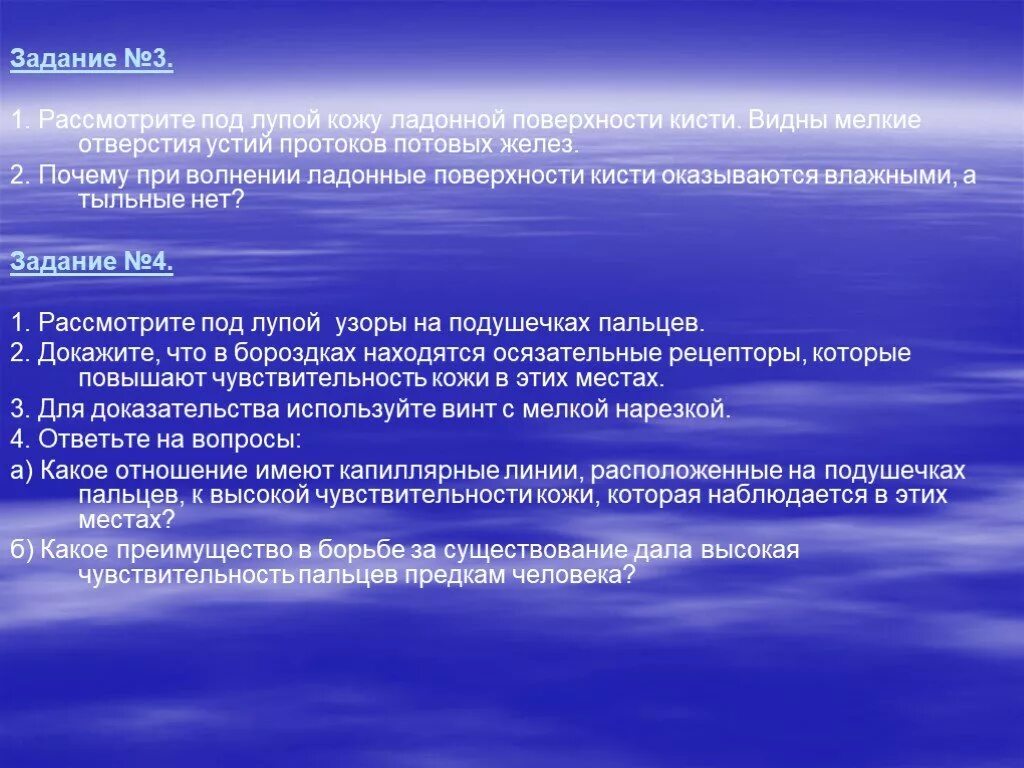 Проведите самонаблюдение рассмотрите под лупой тыльную. Рассмотрите под лупой тыльную поверхность руки. рассмотрите по лупой кожу ладонной поверхности кисти. рассмотрите под лупой тыльную поверхность кисти и кожу ладони. изучение под лупой тыльной и ладонной поверхности кисти.