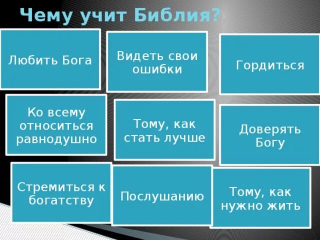 Чему учит библия
