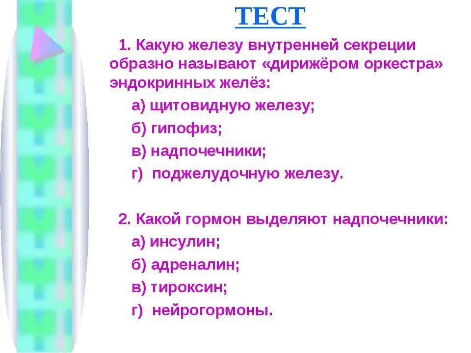 Какую железу называют дирижером всех желез. Железы внутренней секреции тест. тест по эндокринной системе. тесты по эндокринной системе с ответами. тест железа.