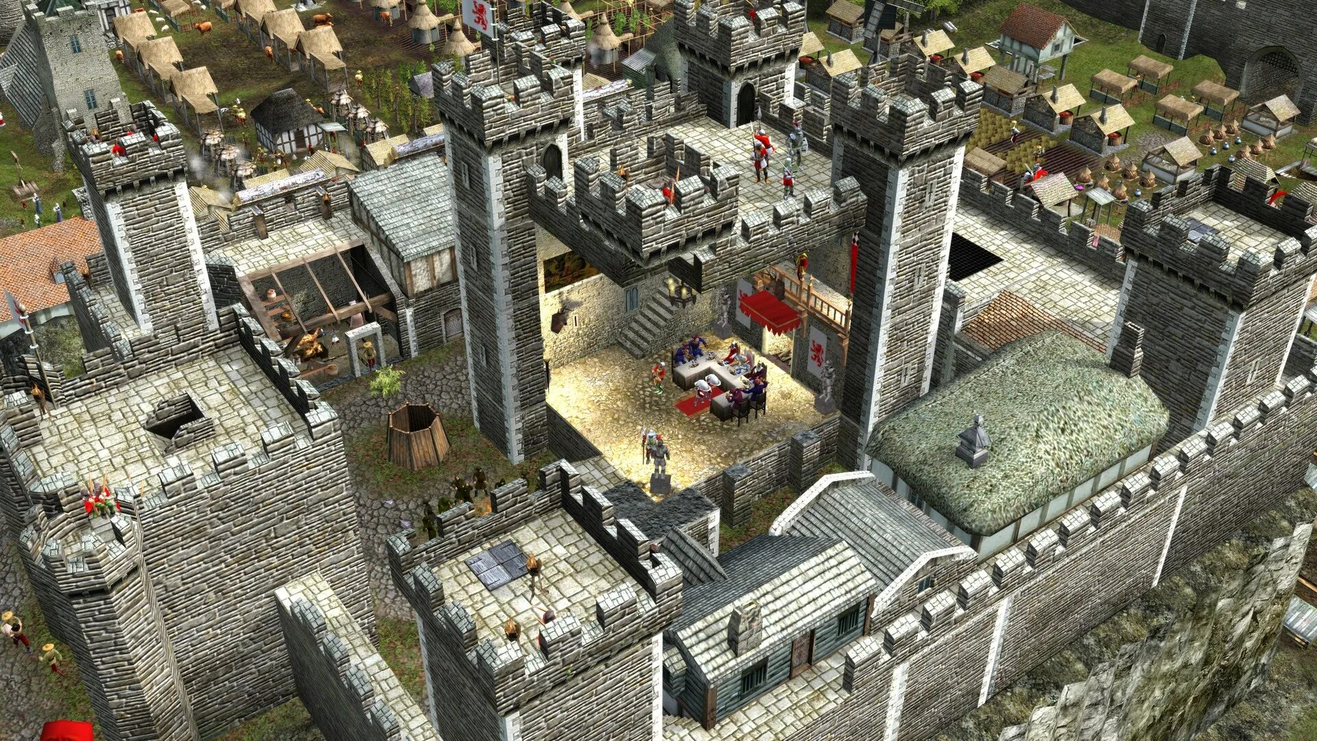 Stronghold 2. Stronghold 2 Вильям. Стронгхолд 2 Цитадель. Stronghold 2001 деревня. Игра замки стратегий