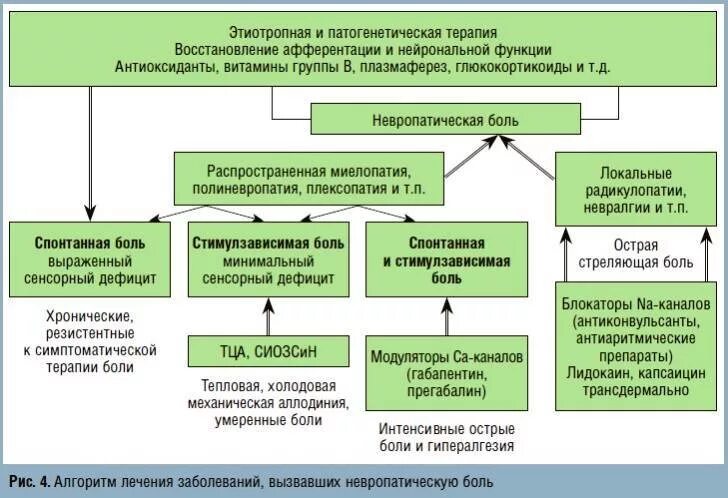 Алгоритмы лечения заболеваний