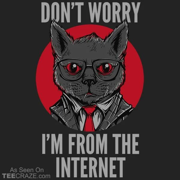 Im worry. Dont worry im from Tech support. Техподдержка кот. Don't worry Cat. No Cats Shirt.