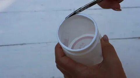 Как сделать пластмассовый стаканчик