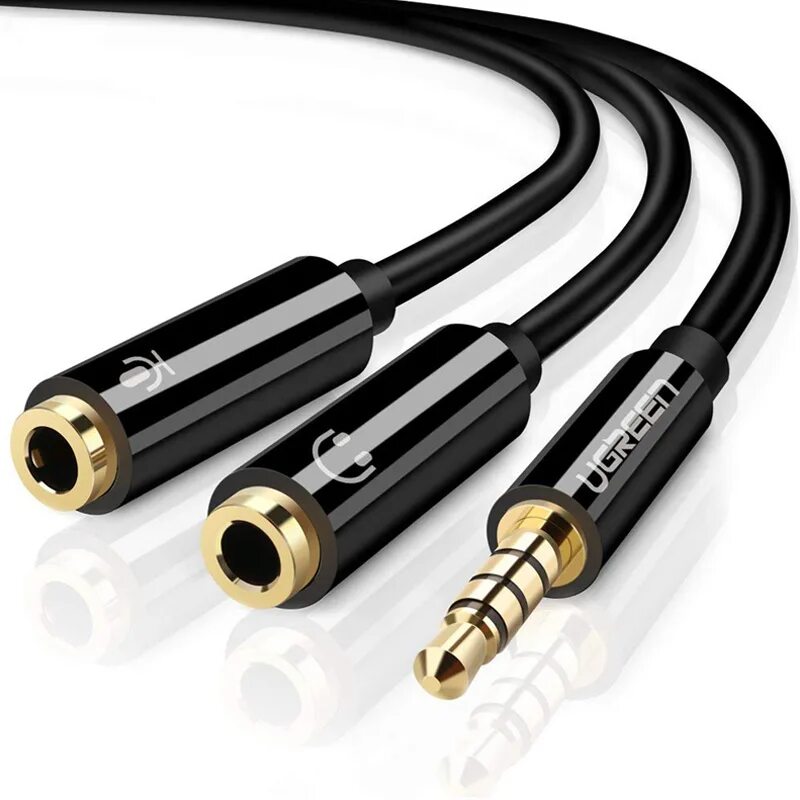 Разветвитель для наушников и микрофона. 3.5Mm y Splitter Headphone Mic Cable. Аудио сплиттер 3.5 Jack. Ugreen Jack 2,5mm - Jack 3.5mm. Разветвитель микрофон наушники 3.5 Ugreen.