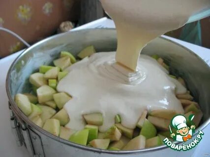 Тест для шарлотки с яблоками