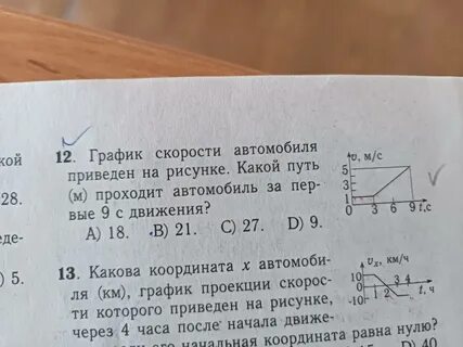 9 график скорости