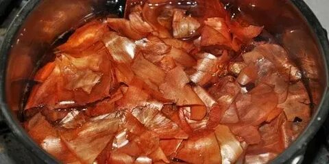Скумбрия в луковой шелухе и жидким дымом