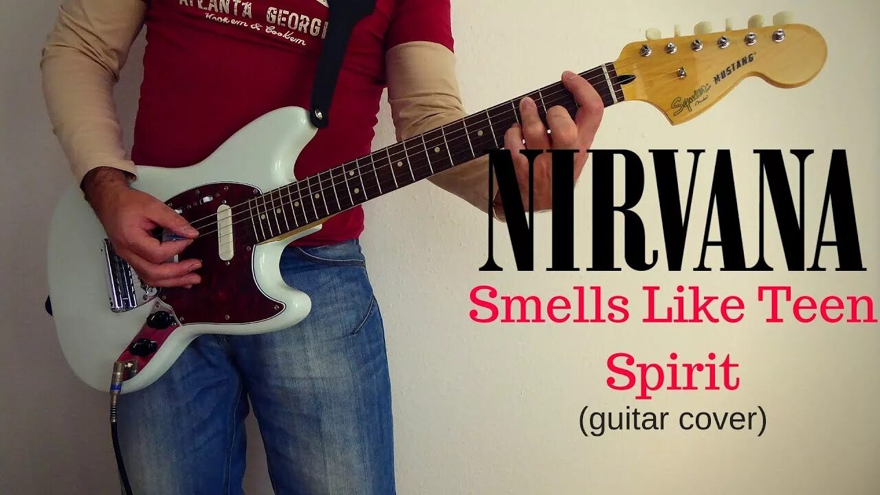 Смелс лайк тин спирит. Smells like teen Spirit Cover. Kurt Cobain smells like teen Spirit Guitar. Smells like teen Spirit Постер. Fender Mustang smells like teen Spirit.