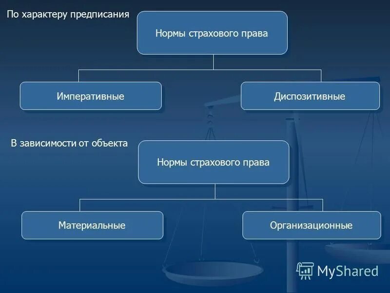 характер предписания