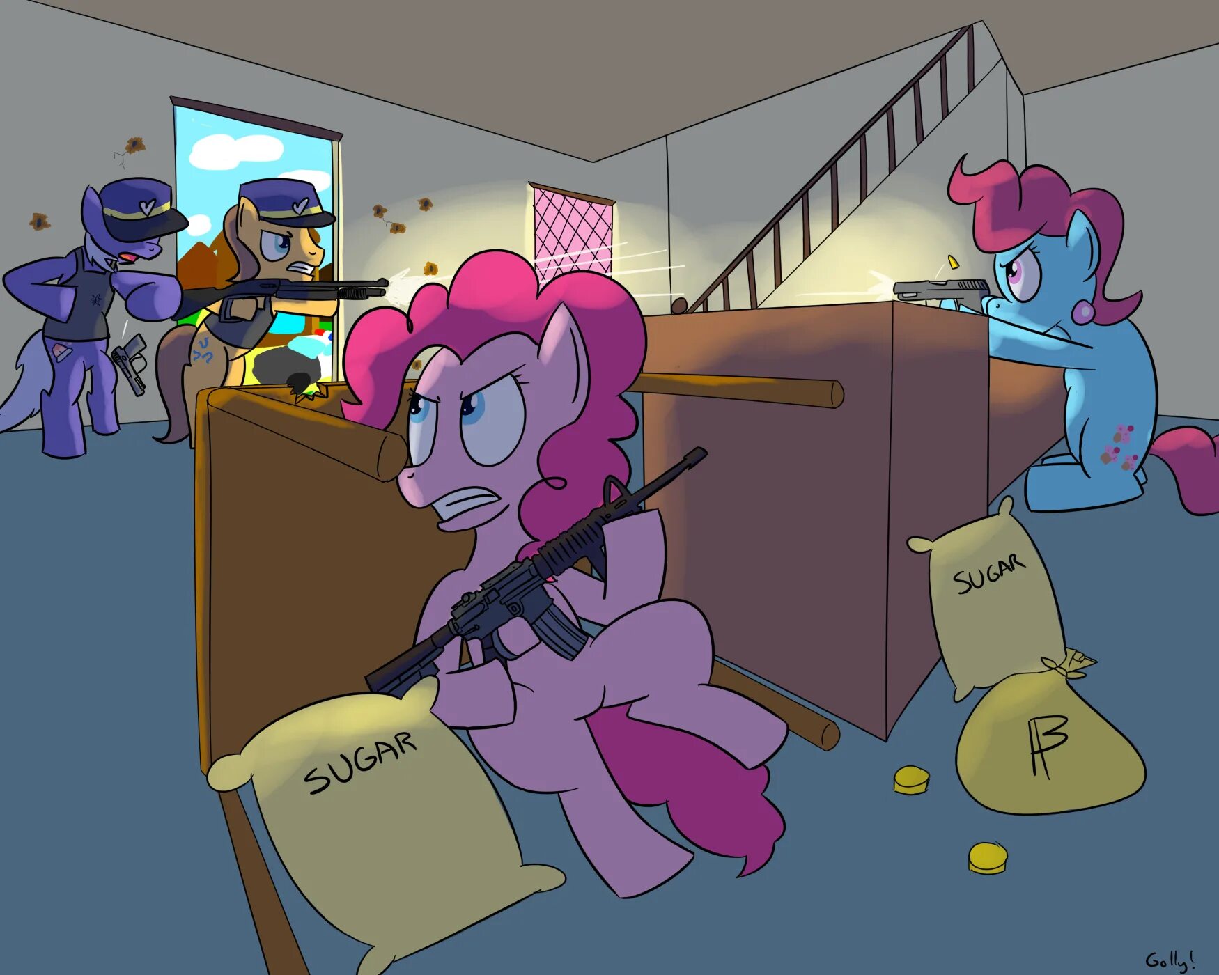 Пинки Пай пони Таун. МЛП Пинки Пай пони Таун. Пинки Пай с оружием. Пинки Пай с пистолетом.