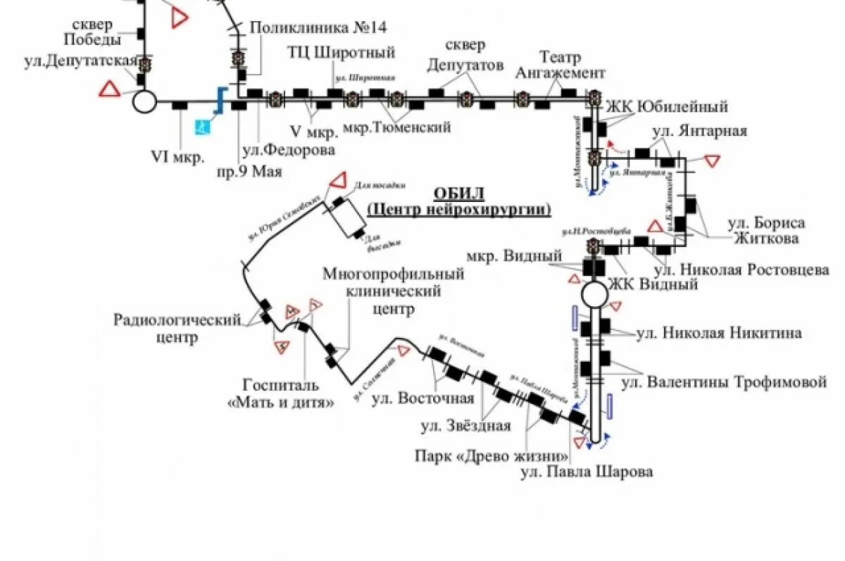 Тюмень маршрут движения автобуса 13. Тюмень схема 13 маршрута. Маршрут 1 Тюмень. Тюмень схема движения.