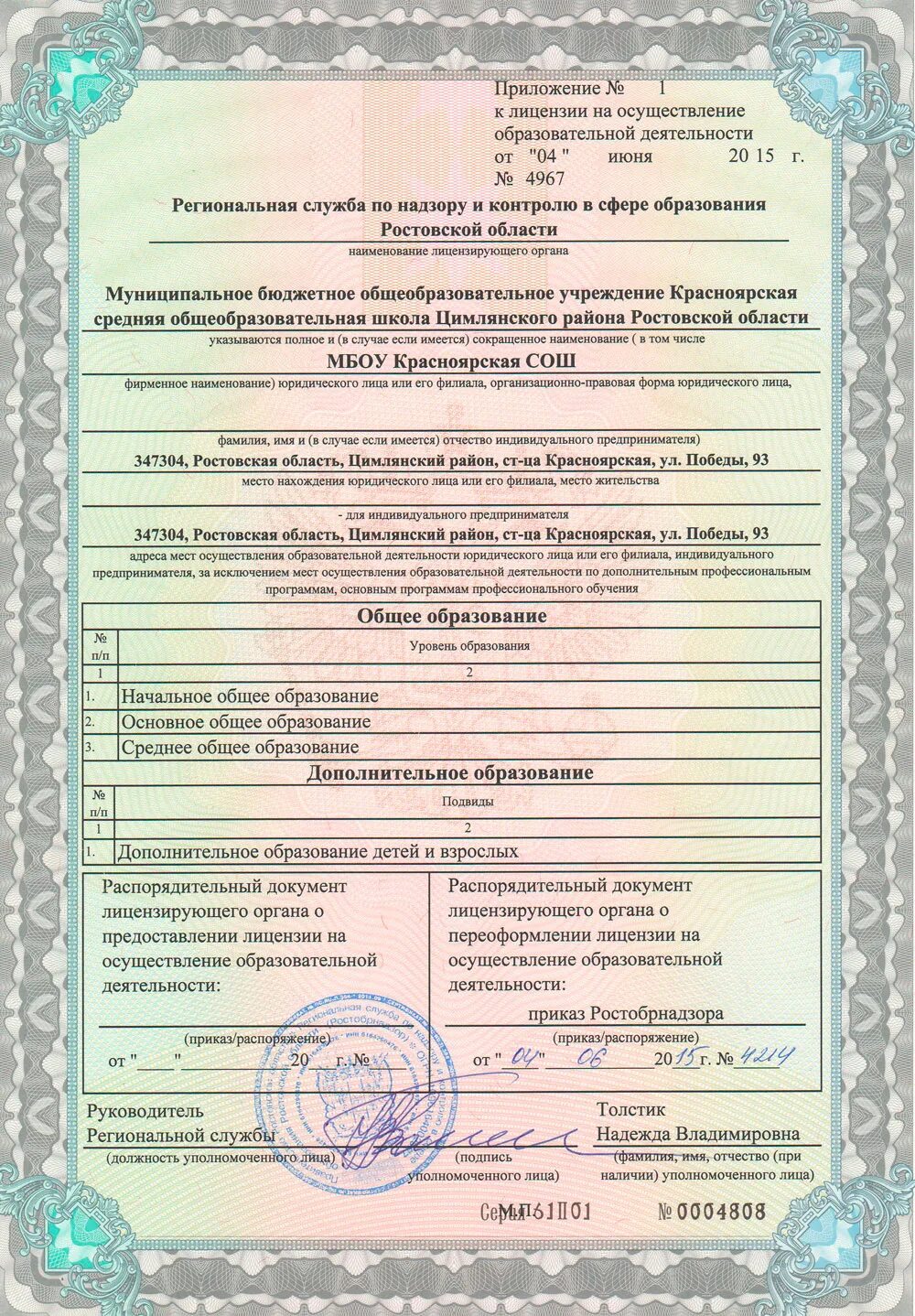 C лицензирование программы