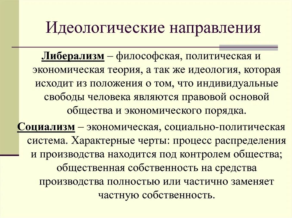 Направления идеологии. Основные направления идеологии. Идеологические направления в начале 20. Политические направления. Идеология и направление политики