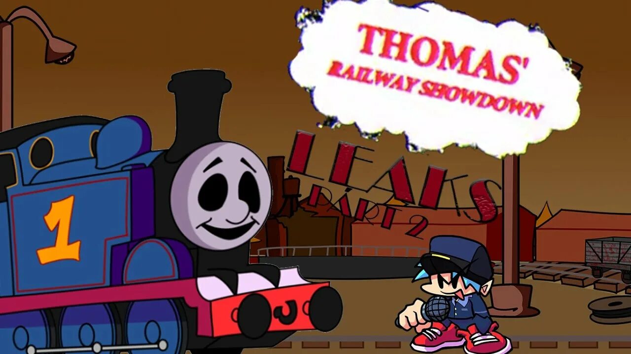 Thomas vs. Thomas railway showdown.