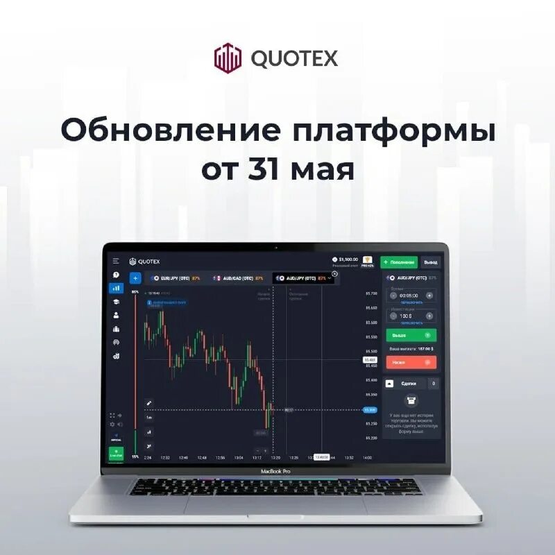 Торговля цифровыми активами. Quotex индикатор. Qxbroker. Platform update