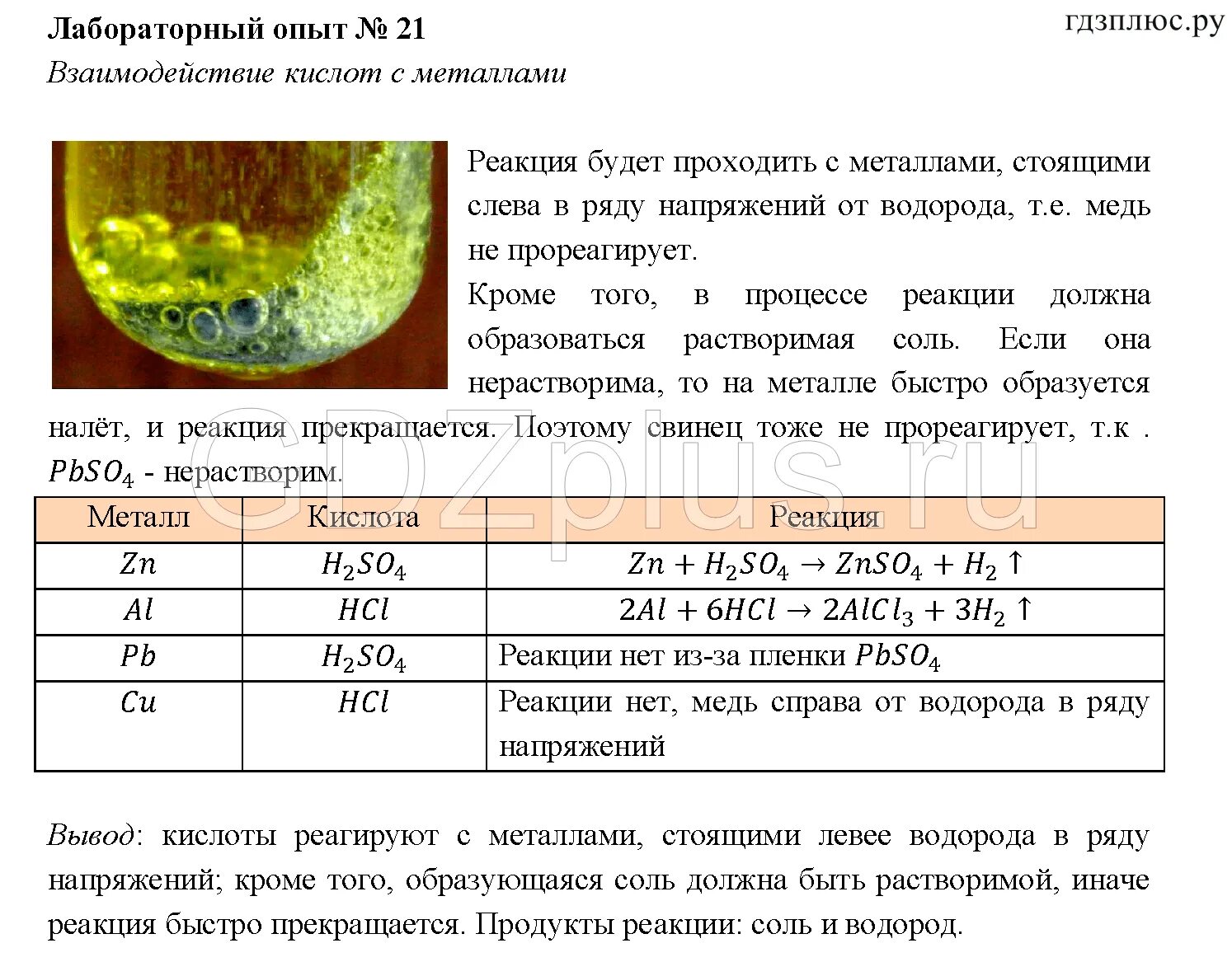 Лабораторный опыт 8 класс. Взаимодействие с металлами лабораторная. Взаимодействие металлов с кислотами лабораторная работа. Лабораторный опыт № 6. взаимодействие металлов с растворами кислот.. Взаимодействие кислот с металлами 8 класс.