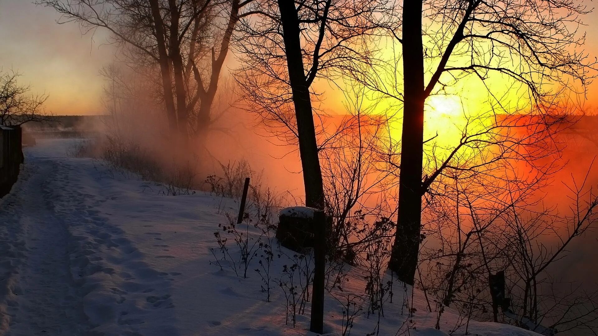 Рано стемнело