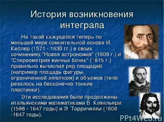 История интеграла