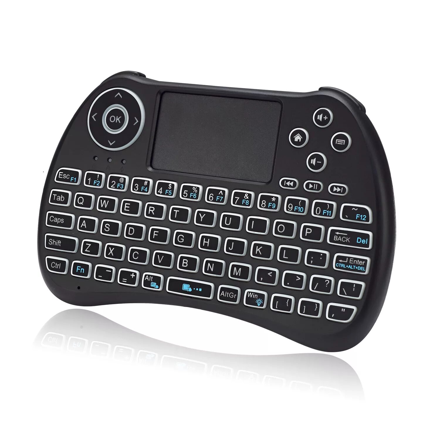 Illuminated keyboard wireless