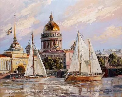 Масло холст петербург