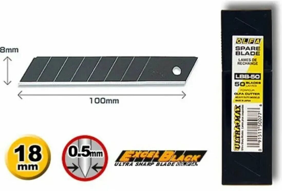 Лезвие Olfa ol-LBB-10b. LBB-50b Olfa лезвие. Лезвие для ножа Olfa ol-LBD-10. Лезвия ОЛФА 18мм. Лезвия olfa black