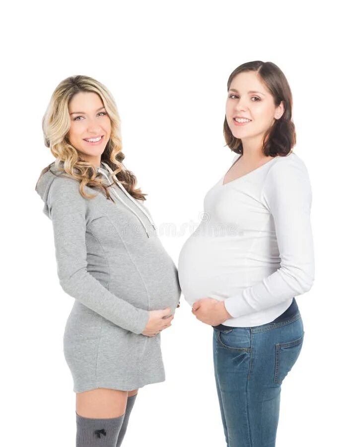 Вторая беременность девочкой. Две беременных. Две девушки беременны. Три беременных женщины.