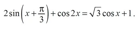 Корень из 3 2cos
