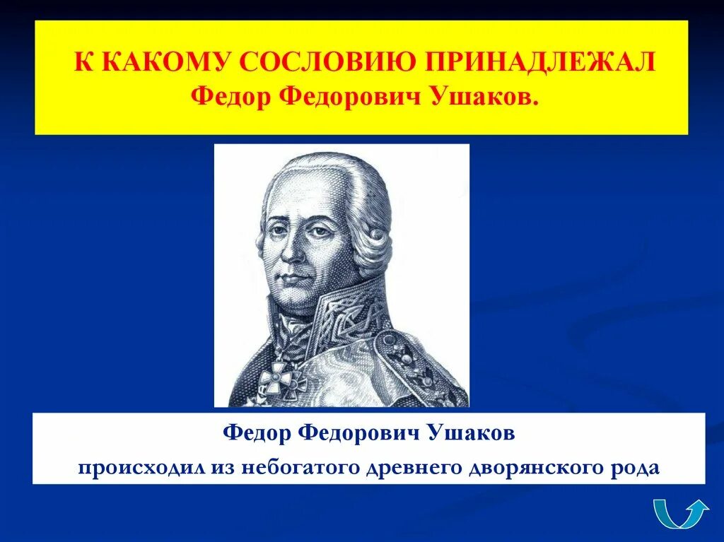 Фёдор Фёдорович Ушаков карта. Фамилия Попельных к какому сословию принадлежит.