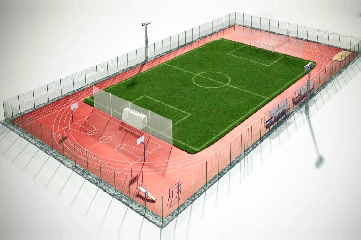 Стадион футбольный Mini razmeri. Мини футбольное поле с трибунами. Мини стадион футбольный размер.