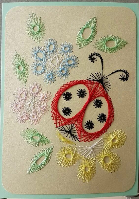 Работа в технике изонить. Вышивание изонитью техника. Изонить. Изделия в технике изонити. Вышивка на картоне.