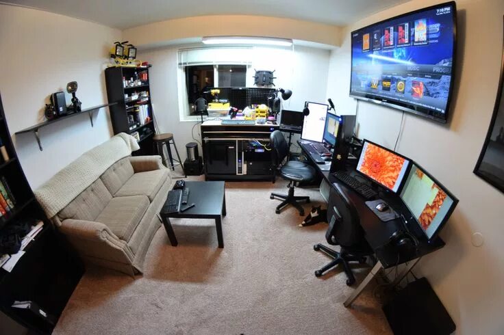 Techni Sport Gaming Desk Collection Envidia - L-Shaped Gaming Desk, Black - Perf