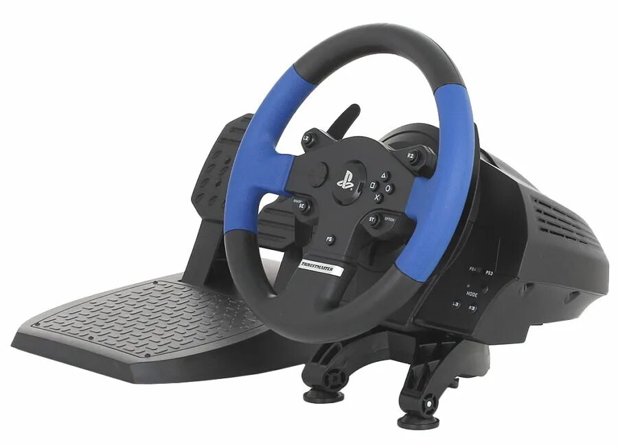 Комплект ThrustMaster T150 Force Feedback (4160628) для ПК, PS3, PS4; руль 28 см