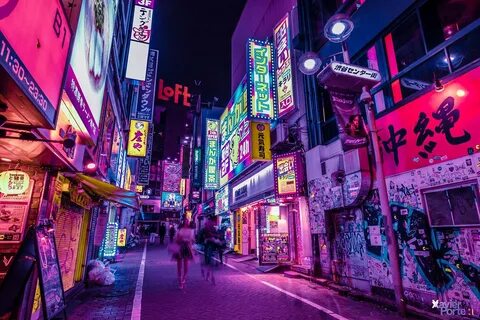 Улицы в японии.