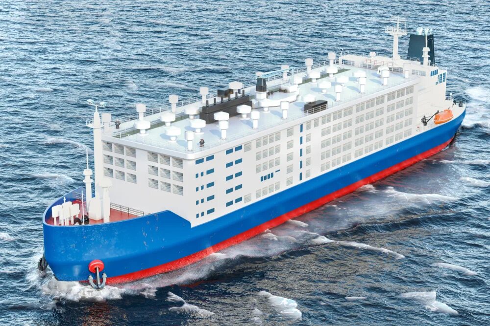 Livestock Carrier Vessel. Судно для перевозки скота. Shipping Carrier. Корабль, перевозящий скот. Океан 3 судно