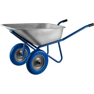 Тачка строительная зубр пт 350 двухколесная