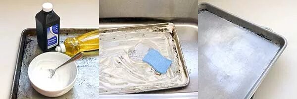 Натуральные средства для уборки. Моющие средства для мытья посуды. Отмыть форму для запекания. Пищевая сода в быту. Средство для чистки посуды.