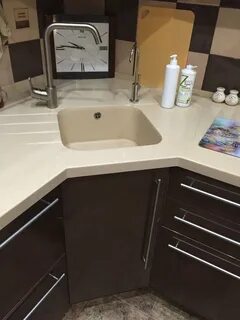 Угловые мойки для маленькой кухни фото