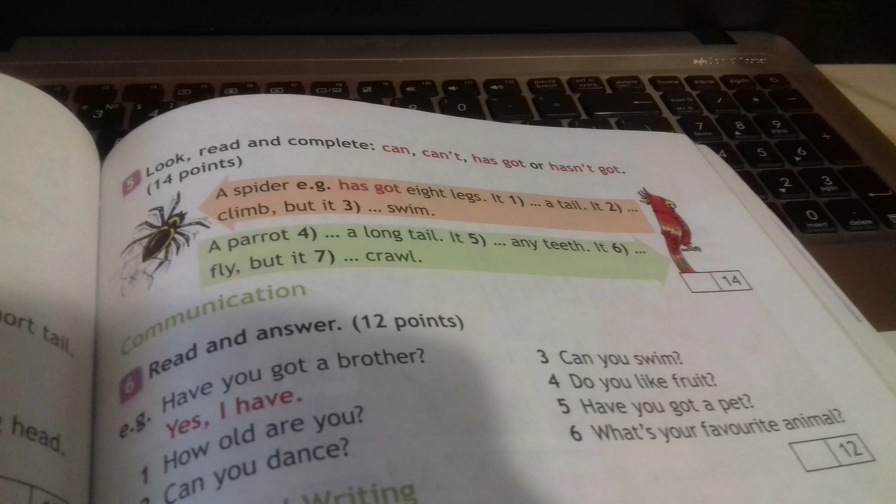 Complete перевод на русский. Look ,read and complete ответ. Английский язык look read and complete: can, can’t, has got or hasn't got. Read and complete домашнее задание. Задание look read and complete.