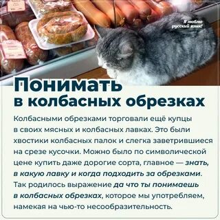 В колбасных обрезках откуда фраза
