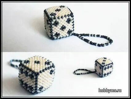 Схема куба из бисера