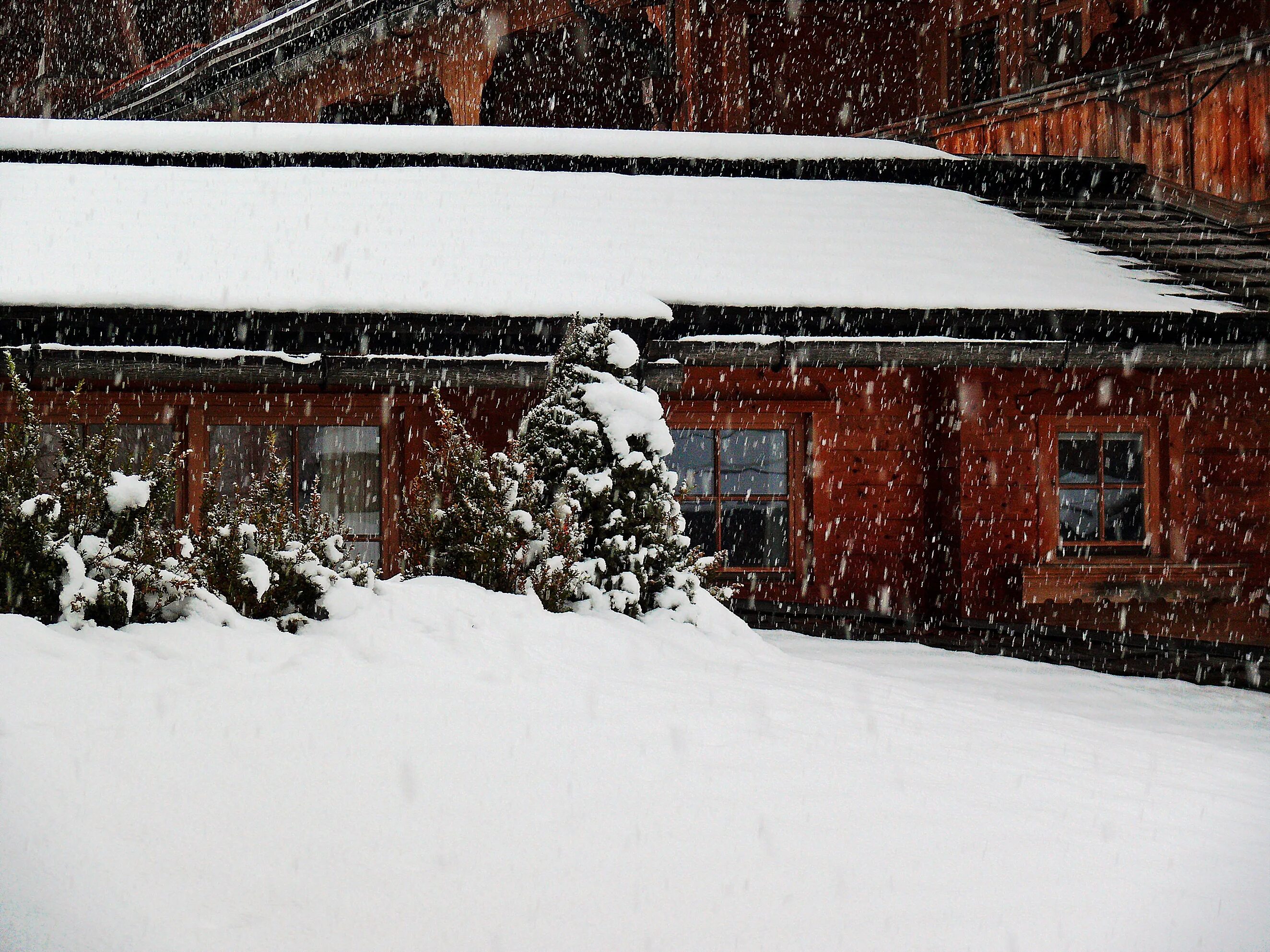 Over snow