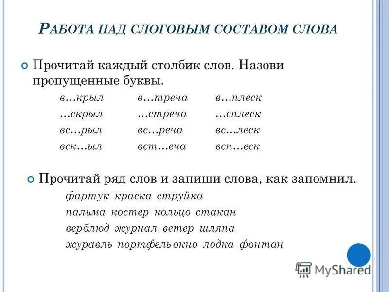 Словарные слова в столбик. Столбики слов для скорости чтения. Чтение столбиков слов 1 класс. Запись слов по законам письменной речи. Зотов столбики слов.