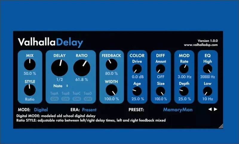 Скачать Vintage Verb Vst