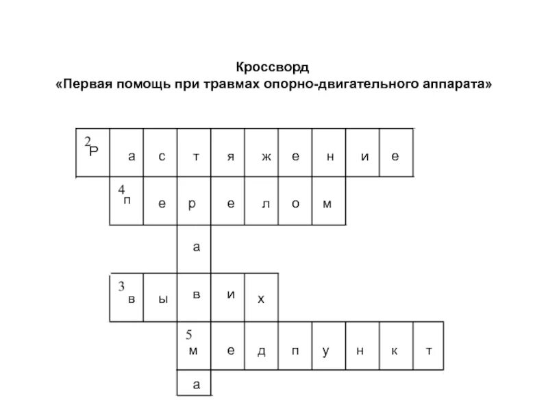 Кроссворд на тему травмы. Кроссворд оказание первой помощи. Кроссворд по оказанию первой помощи. Кроссворд на тему первая помощь.