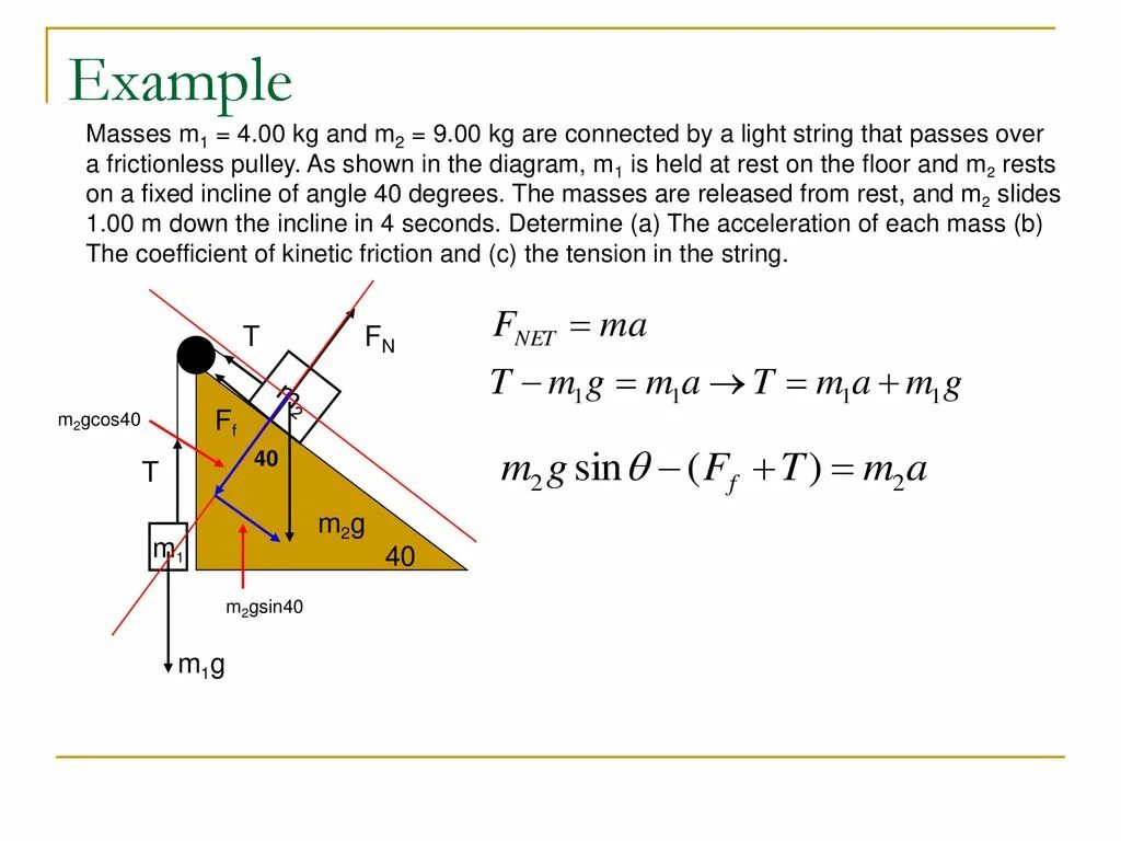 M a examples. Mass weight acceleration. a car of mass 600 kg is moving at 15 ms. why is friction upward on the incline for rolling objects. newton&#039;s second law examples.