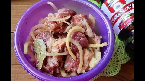 Мясо маринованные в горчице